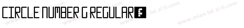 Circle Number G Regular字体转换